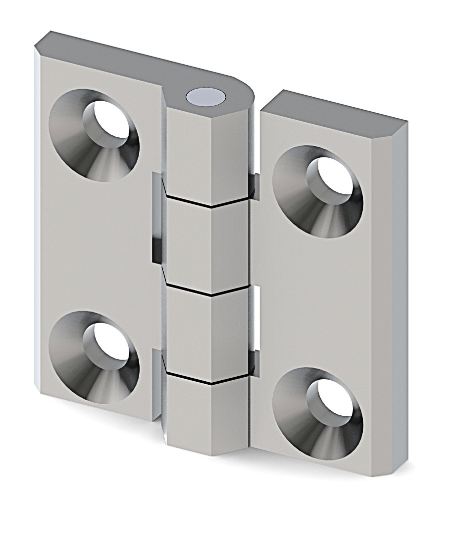 Paslanmaz Yaprak Menteşe 60 x 60 x 8mm