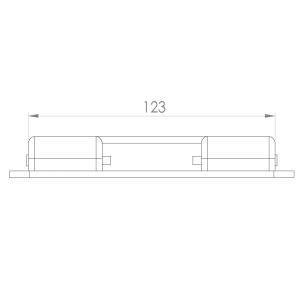 Plastik Gömme Kulp KP- 07