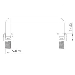 Metal Katlanır Kulp KP-11 S/P