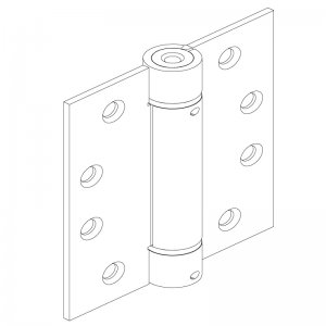 Paslanmaz Yaylı Yaprak Menteşe  88 x 101 x 2,5mm