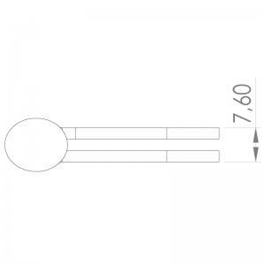 Paslanmaz Kapı Menteşesi 70 x 86 x 2.5 