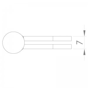 Paslanmaz Kapı Menteşesi 65 x 76 x 2.5mm