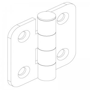 Sac Yaprak Menteşe 50 x 50 x 2.5mm