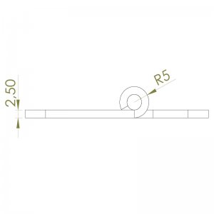 Sac Yaprak Menteşe 63 x 50 x 2.5mm