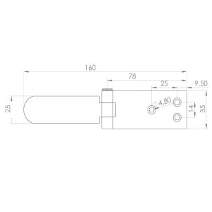Sac Yaprak Menteşe 160 x 35 x 2.5mm