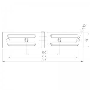 Sac Yaprak Menteşe 245 x 46 x 2.8mm