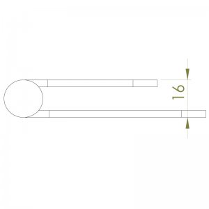 Paslanmaz Kapı Menteşesi 130 x 80 x 3mm