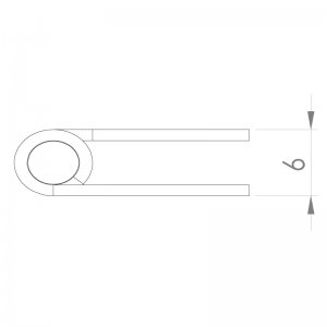 Paslanmaz Yaprak Menteşe 30 x 30 x 1.2mm