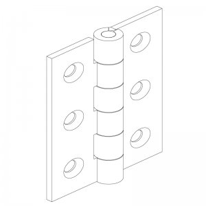 Paslanmaz Yaprak Menteşe 42 x 60 x 2mm