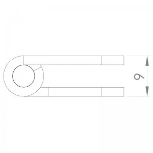 Paslanmaz Yaprak Menteşe 45 x 38 x 2mm