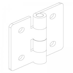 Paslanmaz Yaprak Menteşe 50 x 50 x 2mm