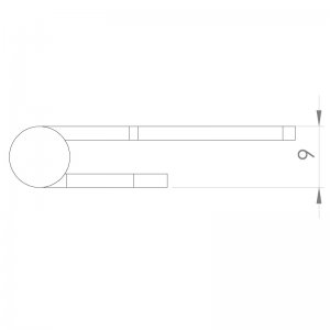 Paslanmaz Yaprak Menteşe 57 x 38 x 2mm