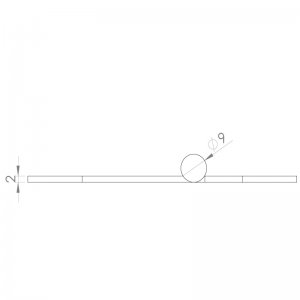 Paslanmaz Yaprak Menteşe 94 x 38 x 2mm