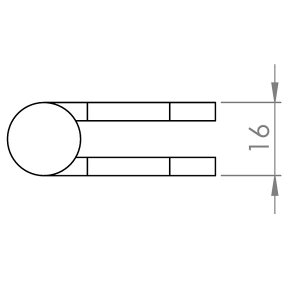 Paslanmaz Kapı Menteşesi 75 x 120 x 4mm