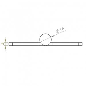 Paslanmaz Kapı Menteşesi 100 x 80 x 4mm