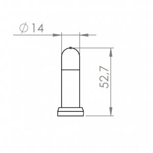 Metal Kulp Yüzüklü KP-10 S/P