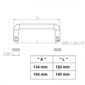 Metal Kulp Yüzüklü KP-10 S/P