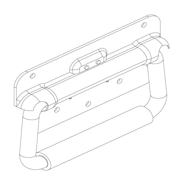 Metal Yüzeyden Kulp KP-03 S/P