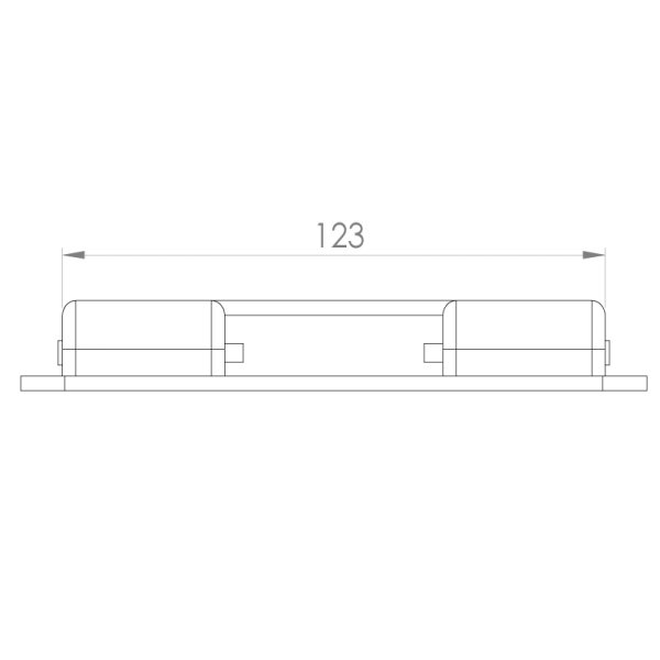 Plastik Gömme Kulp KP- 07