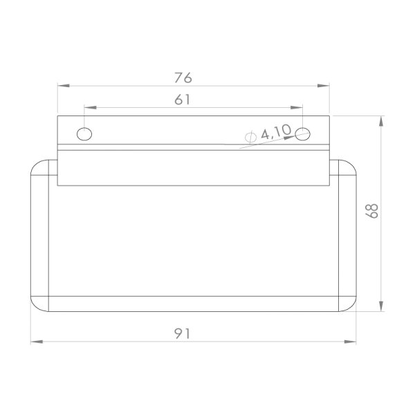 Paslanmaz Çelik Kulp KP-08