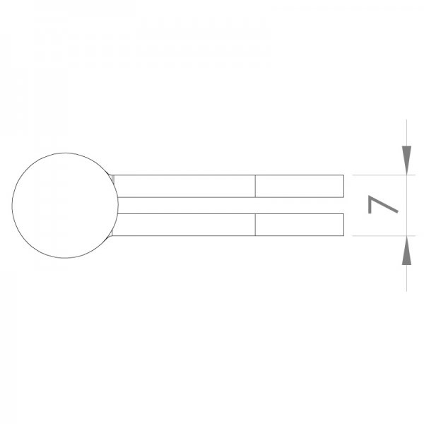 Paslanmaz Kapı Menteşesi 65 x 76 x 2.5mm