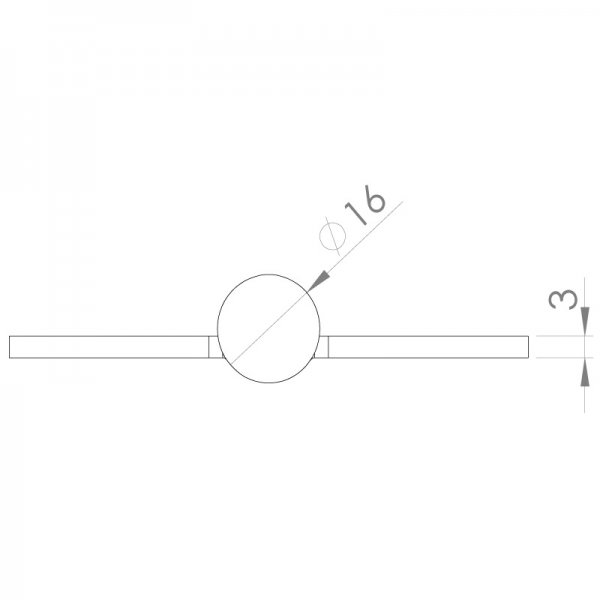 Paslanmaz Kapı Menteşesi 76 x 102 x 3mm