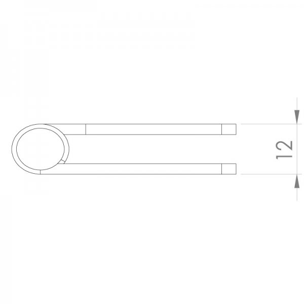 Sac Yaprak Menteşe  82 x 70 x 2.5mm