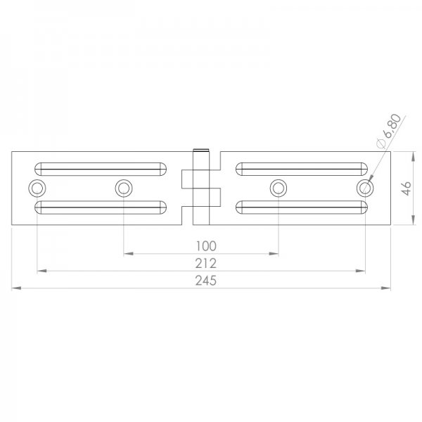 Sac Yaprak Menteşe 245 x 46 x 2.8mm