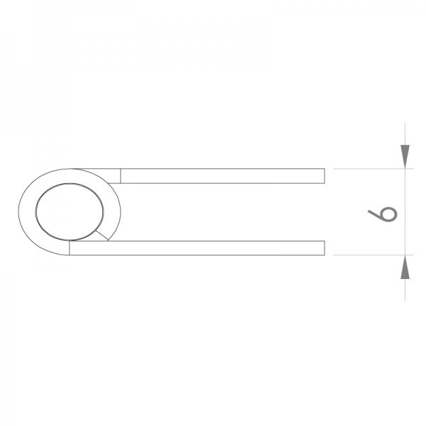 Paslanmaz Yaprak Menteşe 30 x 30 x 1.2mm