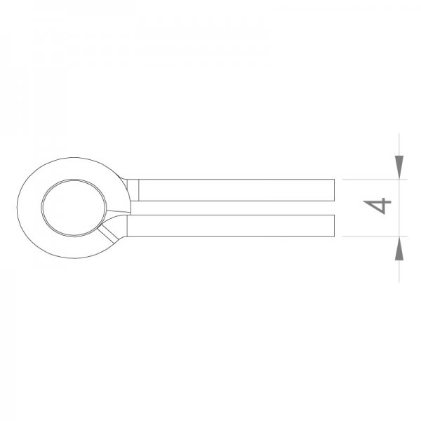 Paslanmaz Yaprak Menteşe 32 x 40 x 1.5mm