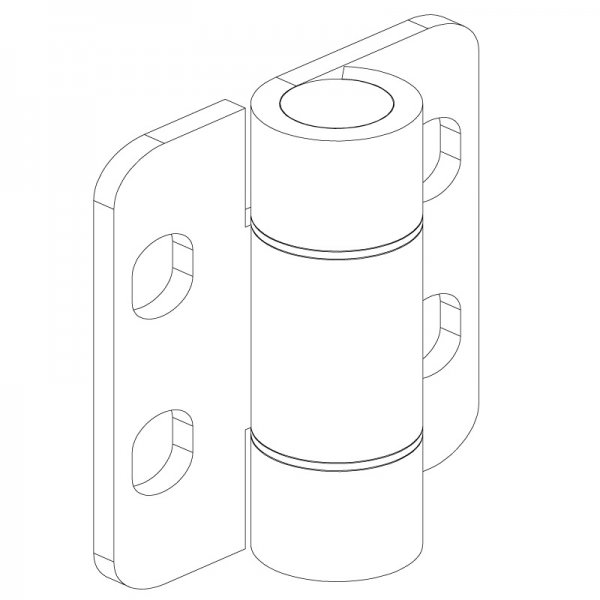 Paslanmaz Yaprak Menteşe 36 x 50 x 2mm