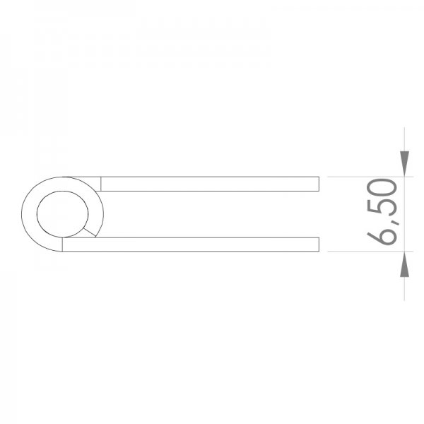 Paslanmaz Yaprak Menteşe 40 x 50 x 1.2mm