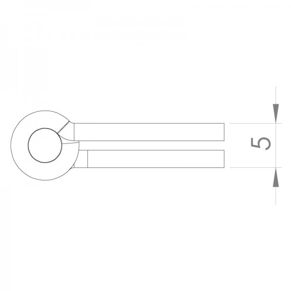 Paslanmaz Yaprak Menteşe 42 x 60 x 2mm