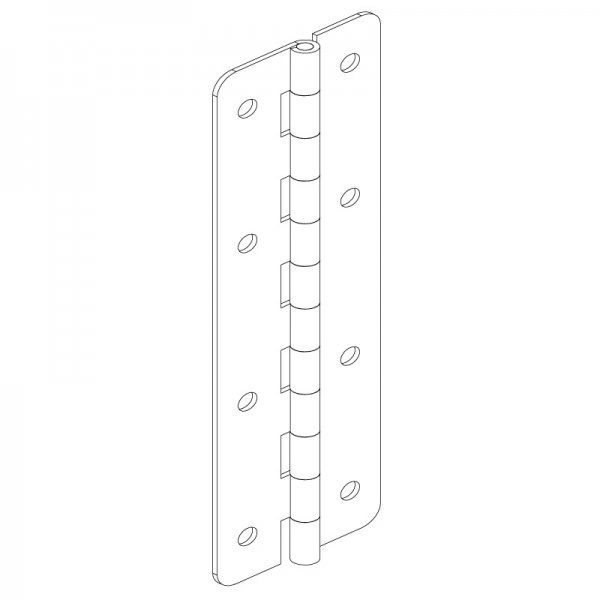 Paslanmaz Yaprak Menteşe 43 x 152 x 1.2mm