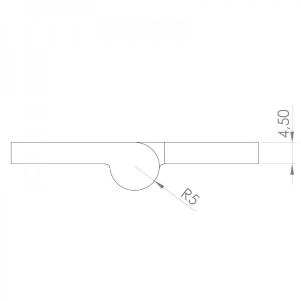 Paslanmaz Yaprak Menteşe 50 x 50 x 4.5mm