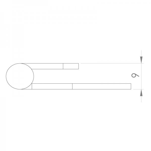 Paslanmaz Yaprak Menteşe 54 x 38 x 2mm