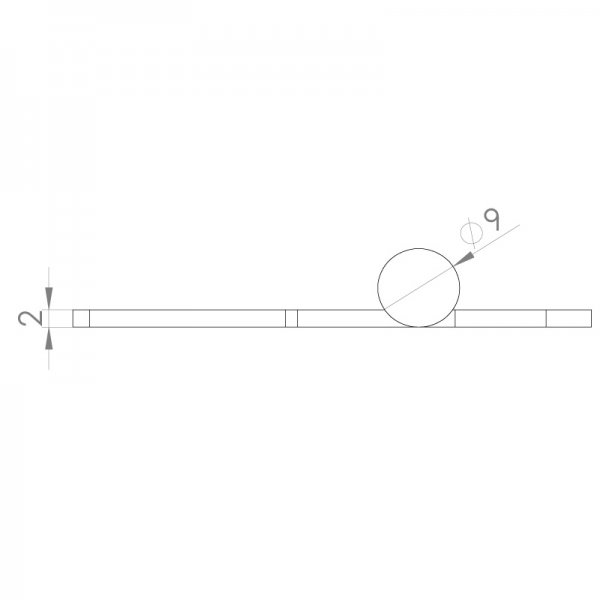 Paslanmaz Yaprak Menteşe 57 x 38 x 2mm