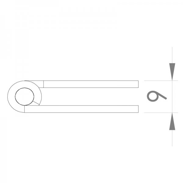 Paslanmaz Yaprak Menteşe 60 x 180 x 2mm