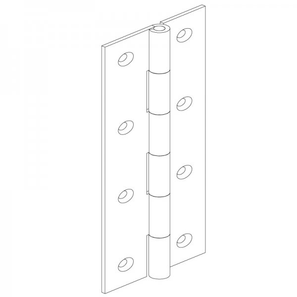 Paslanmaz Yaprak Menteşe 60 x 180 x 2mm