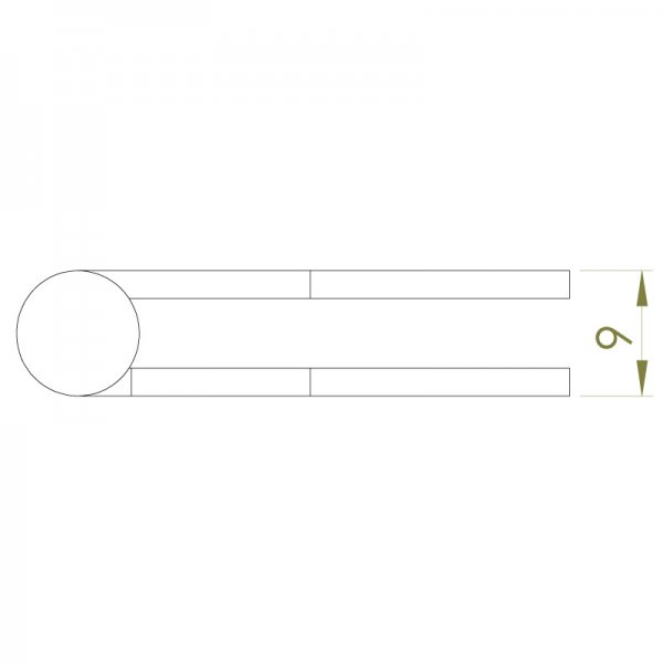 Paslanmaz Yaprak Menteşe 72 x 38 x 2mm