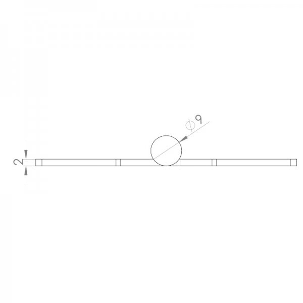 Paslanmaz Yaprak Menteşe 76 x 38 x 2mm