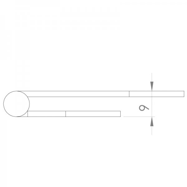 Paslanmaz Yaprak Menteşe 94 x 38 x 2mm