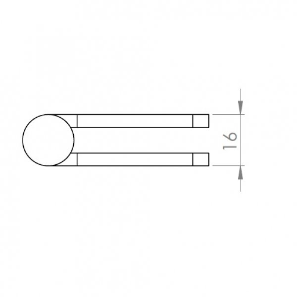 Paslanmaz Kapı Menteşesi 100 x 80 x 4mm