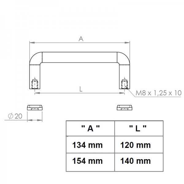 Metal Kulp Yüzüklü KP-10 S/P